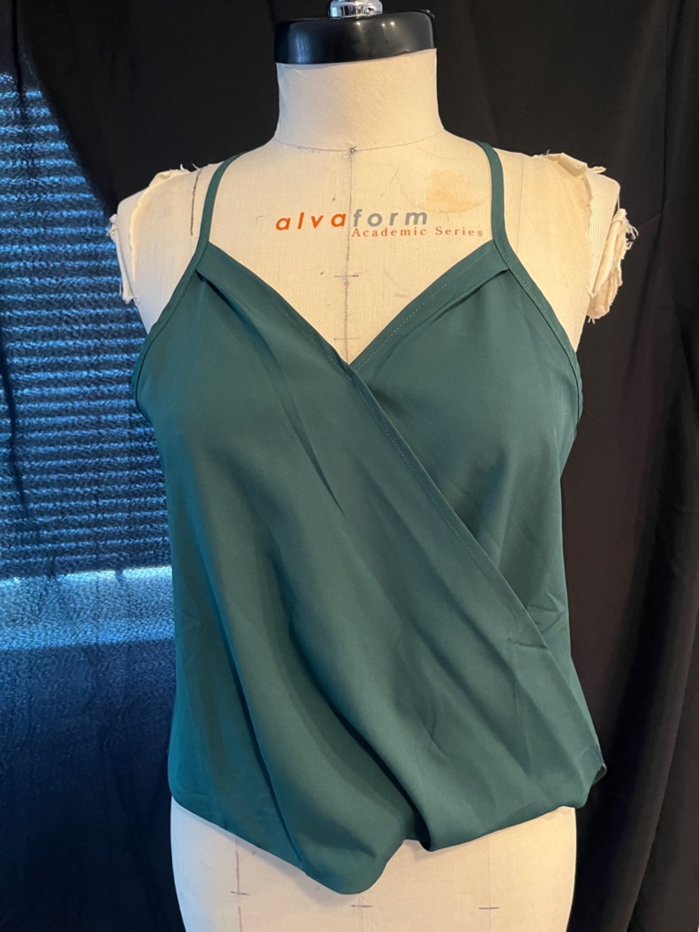 Teal Surplice Cami Top - Women